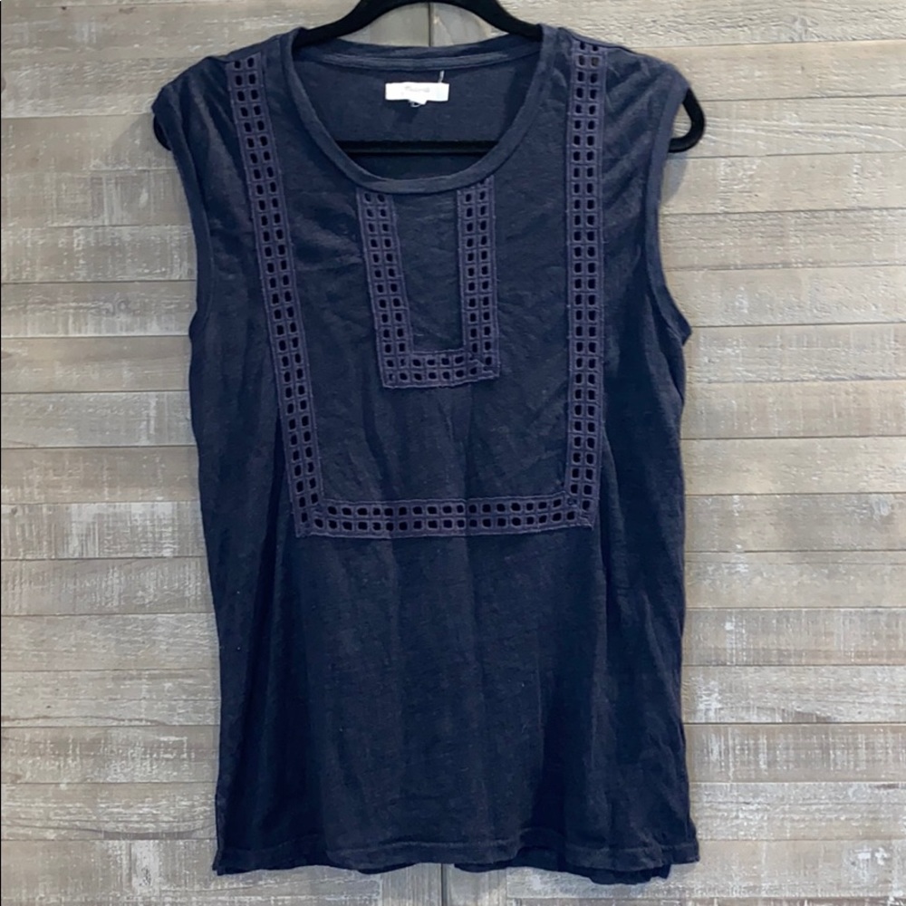 Navy blue Madewell tank